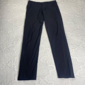 Lululemon Commission Pant Slim Warpstreme Black Men 30x31 M5439S Stretch